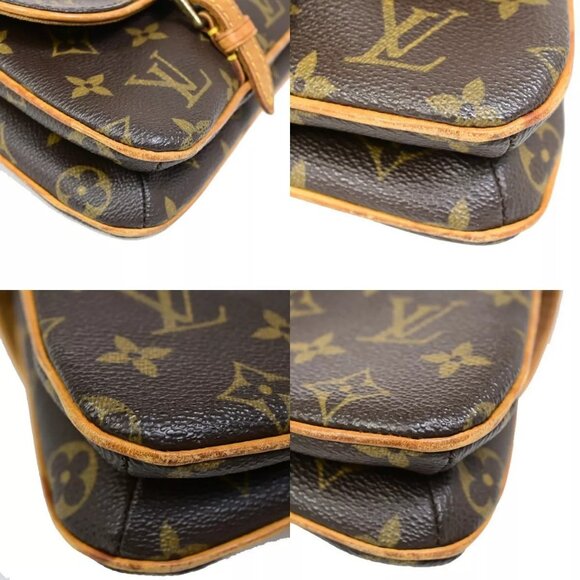 LOUIS VUITTON Marelle Shoulder Bag Monogram Leather Brown France - Picture 7 of 16